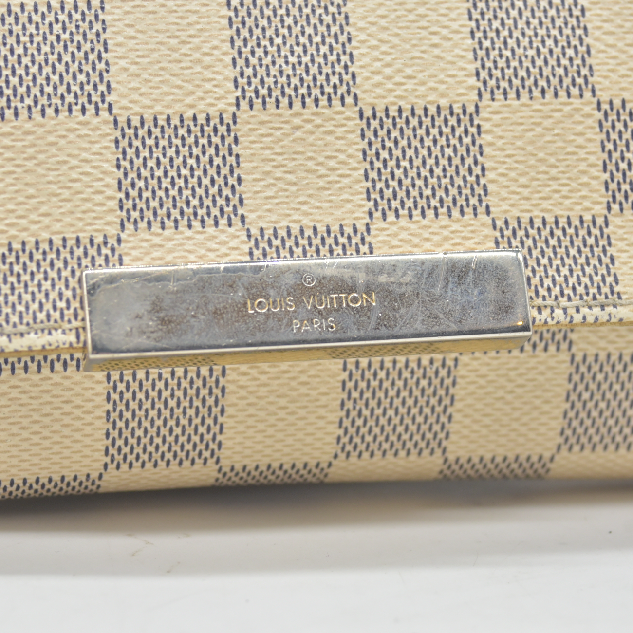 2015 $1650 Louis Vuitton Damier Azur Favorite MM FL1134