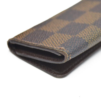 Louis Vuitton Damier Multicles 4 Ring Key Case Brown FL4007