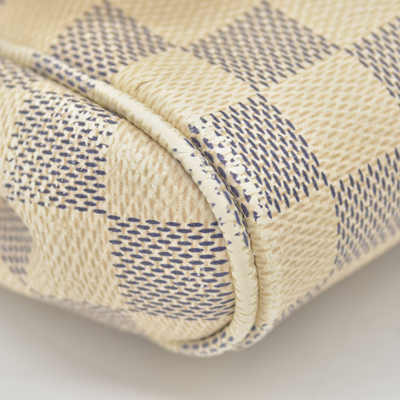 $1650 Louis Vuitton Damier Azur Favorite MM FL1134