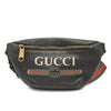 Gucci Grained Calfskin Small Logo Belt Bag Black