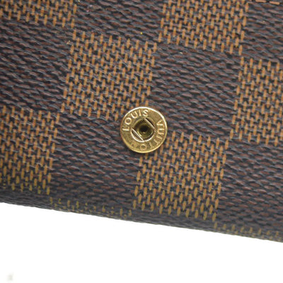 Louis Vuitton Damier Multicles 4 Ring Key Case Brown FL4007
