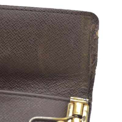 Louis Vuitton Damier Multicles 4 Ring Key Case Brown FL4007