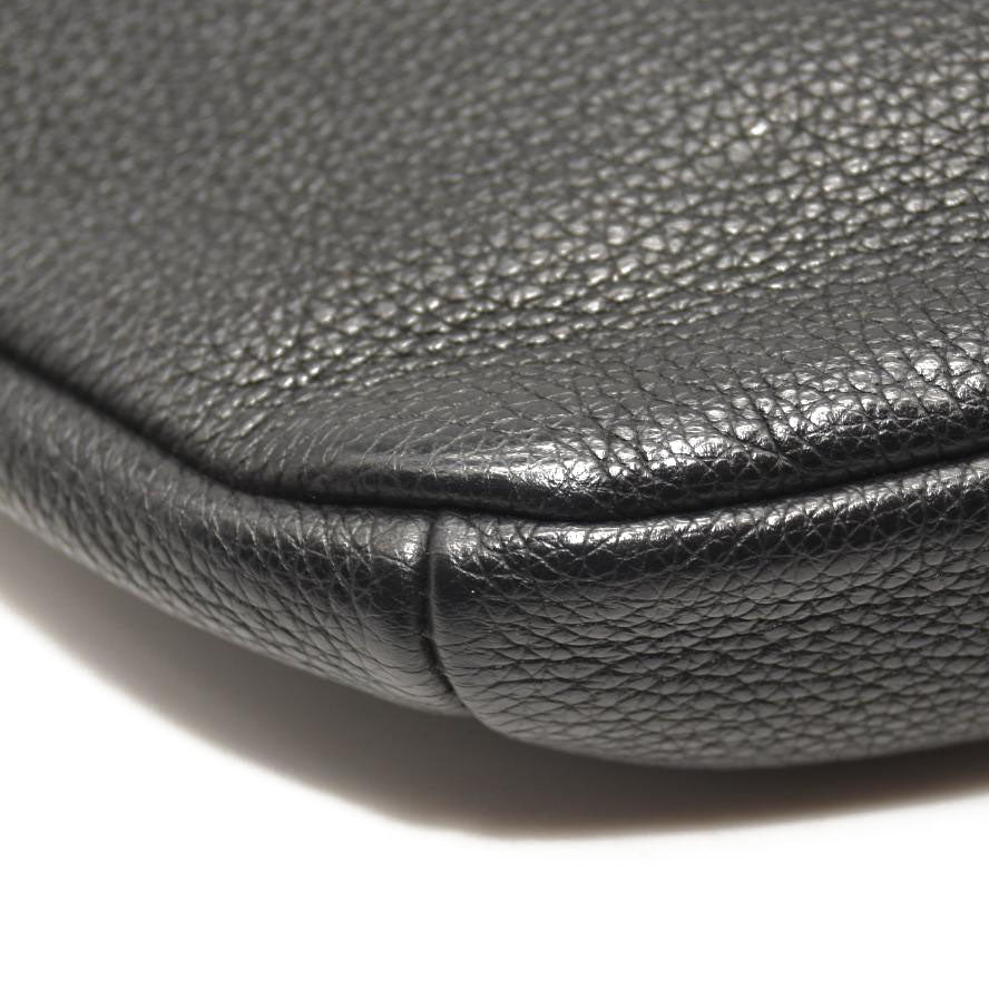 Gucci Grained Calfskin Small Logo Belt Bag Black