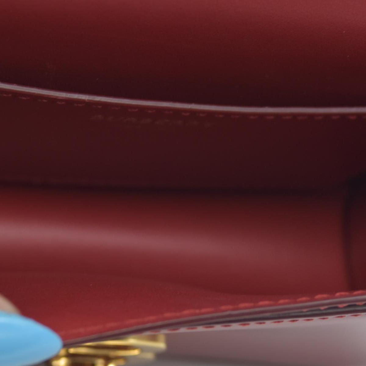$2150 Burberry TB Mini Leather Shoulder Bag