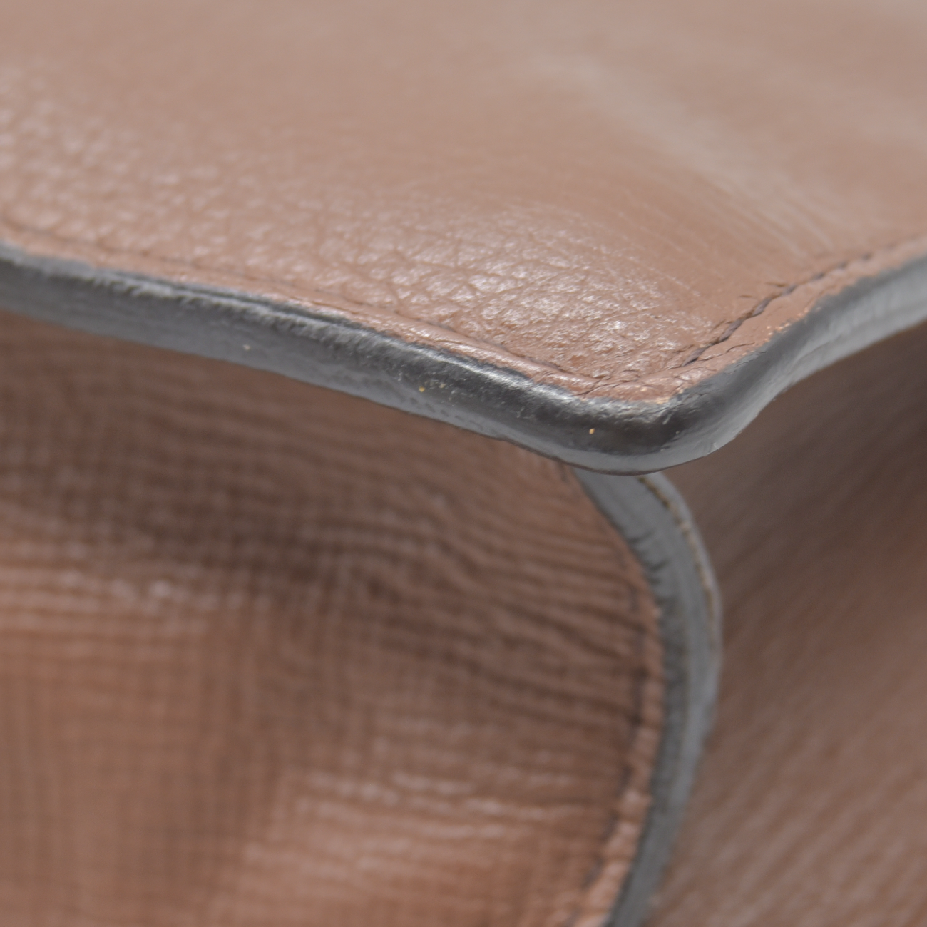 $1290 Burberry Derby Calfskin House Check Small Macken Crossbody Bag Tan