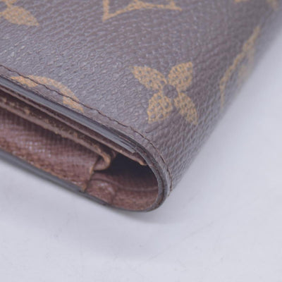$550 Louis Vuitton Monogram Porte Tresor Etui Papiers Wallet