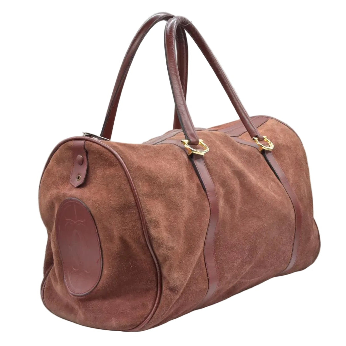 Cartier Suede Boston Bag Consignment