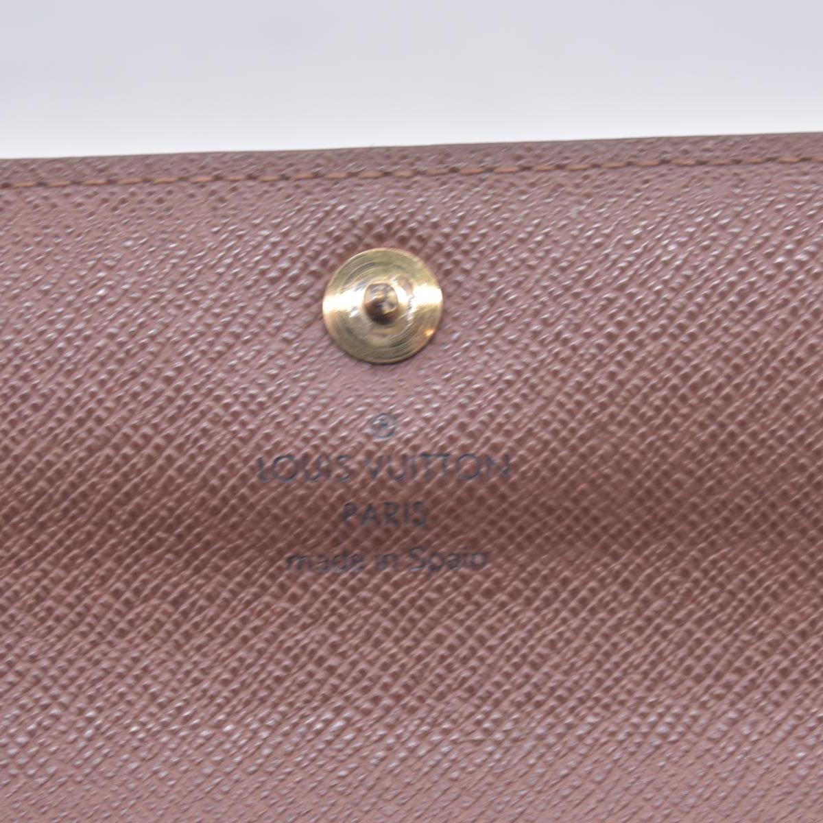 $550 Louis Vuitton Monogram Porte Tresor Etui Papiers Wallet