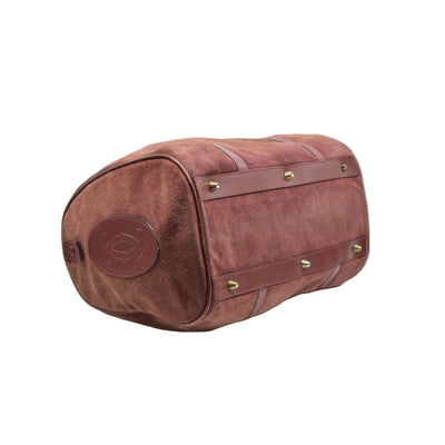 Cartier Suede Boston Bag Consignment