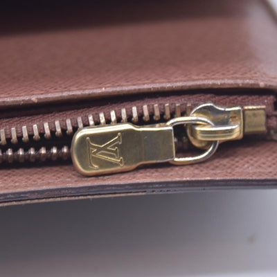 $550 Louis Vuitton Monogram Porte Tresor Etui Papiers Wallet