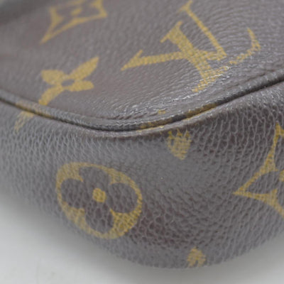 $1290 2001 Louis Vuitton Accessories Pouch Pochette Accessoires Brown Monogram SD0061