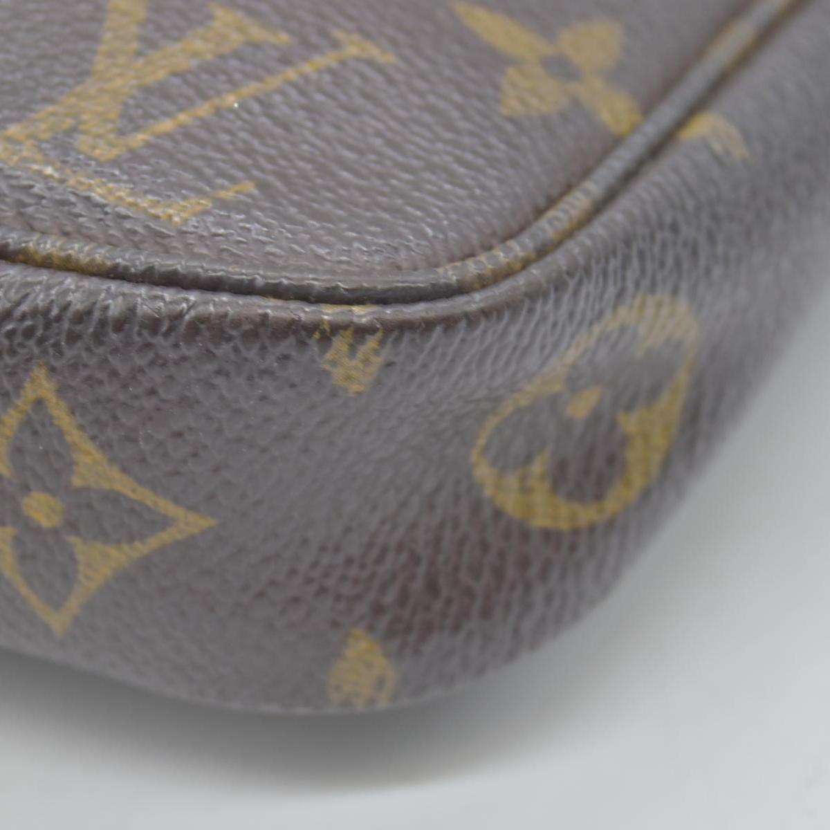 $1290 2001 Louis Vuitton Accessories Pouch Pochette Accessoires Brown Monogram SD0061