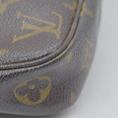 $1290 2001 Louis Vuitton Accessories Pouch Pochette Accessoires Brown Monogram SD0061
