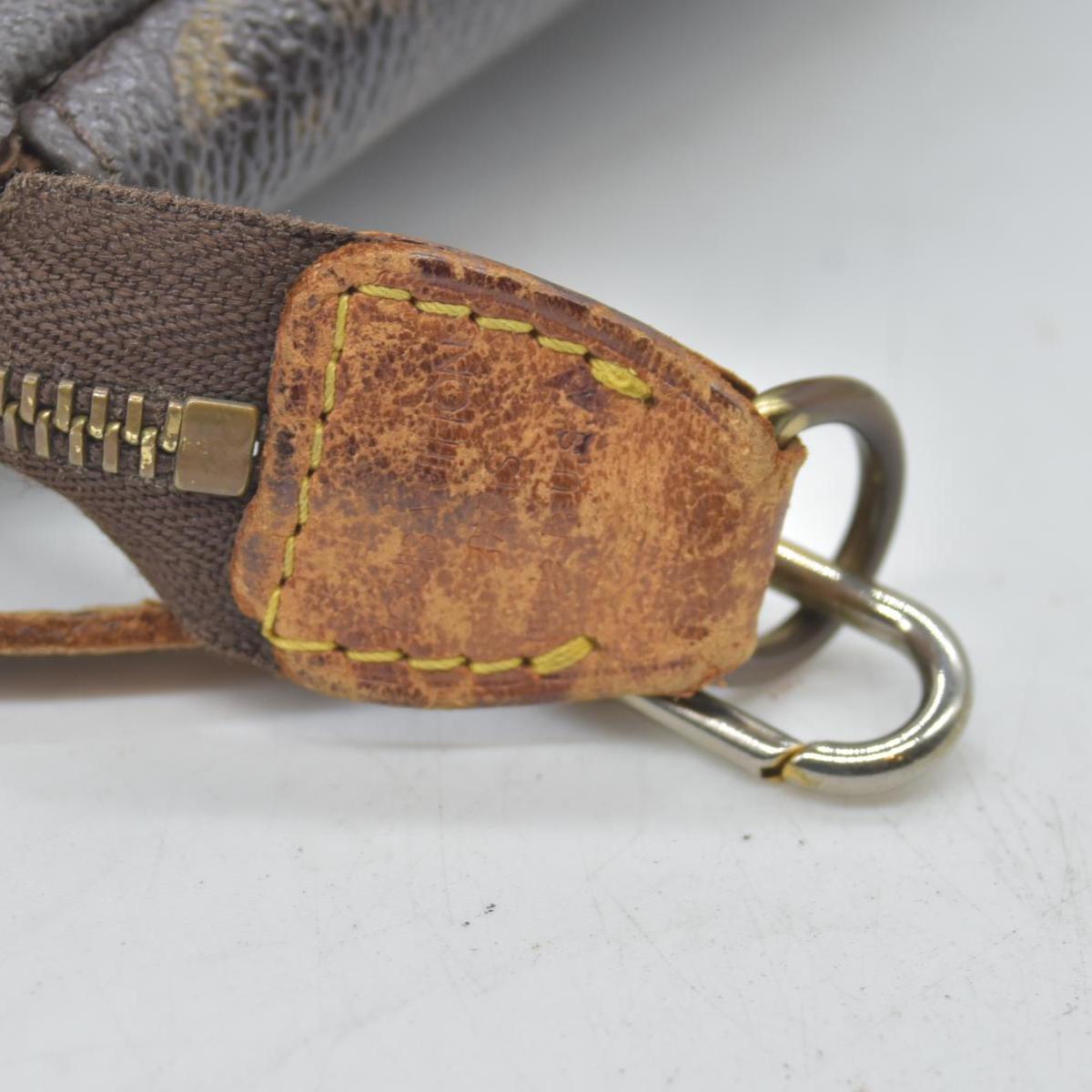 $1290 2001 Louis Vuitton Accessories Pouch Pochette Accessoires Brown Monogram SD0061