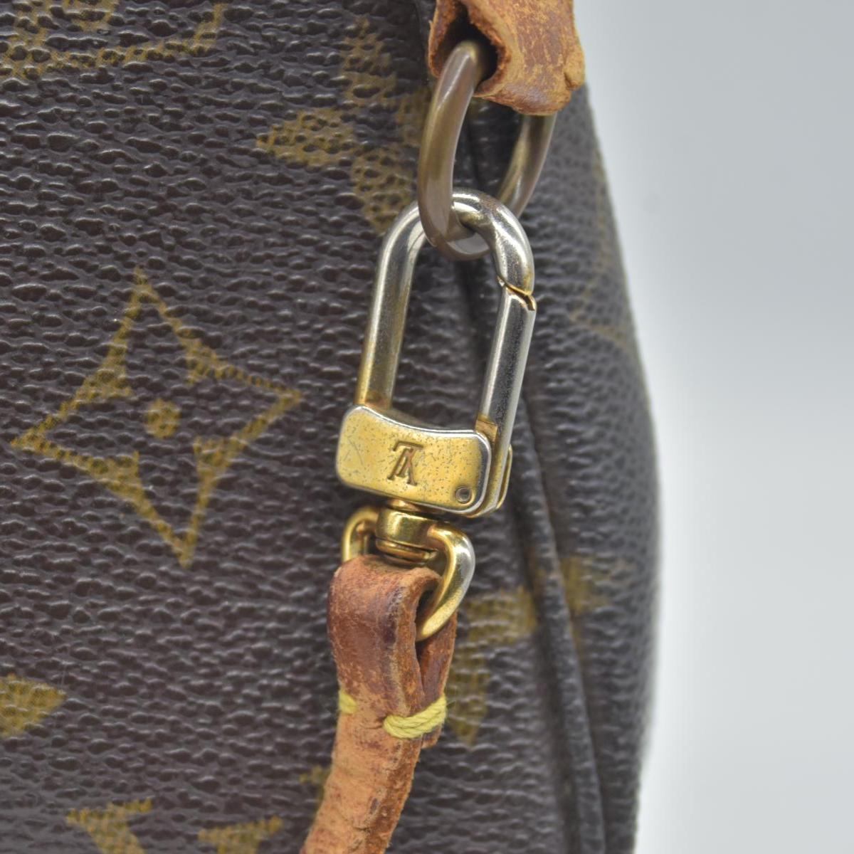 $1290 2001 Louis Vuitton Accessories Pouch Pochette Accessoires Brown Monogram SD0061