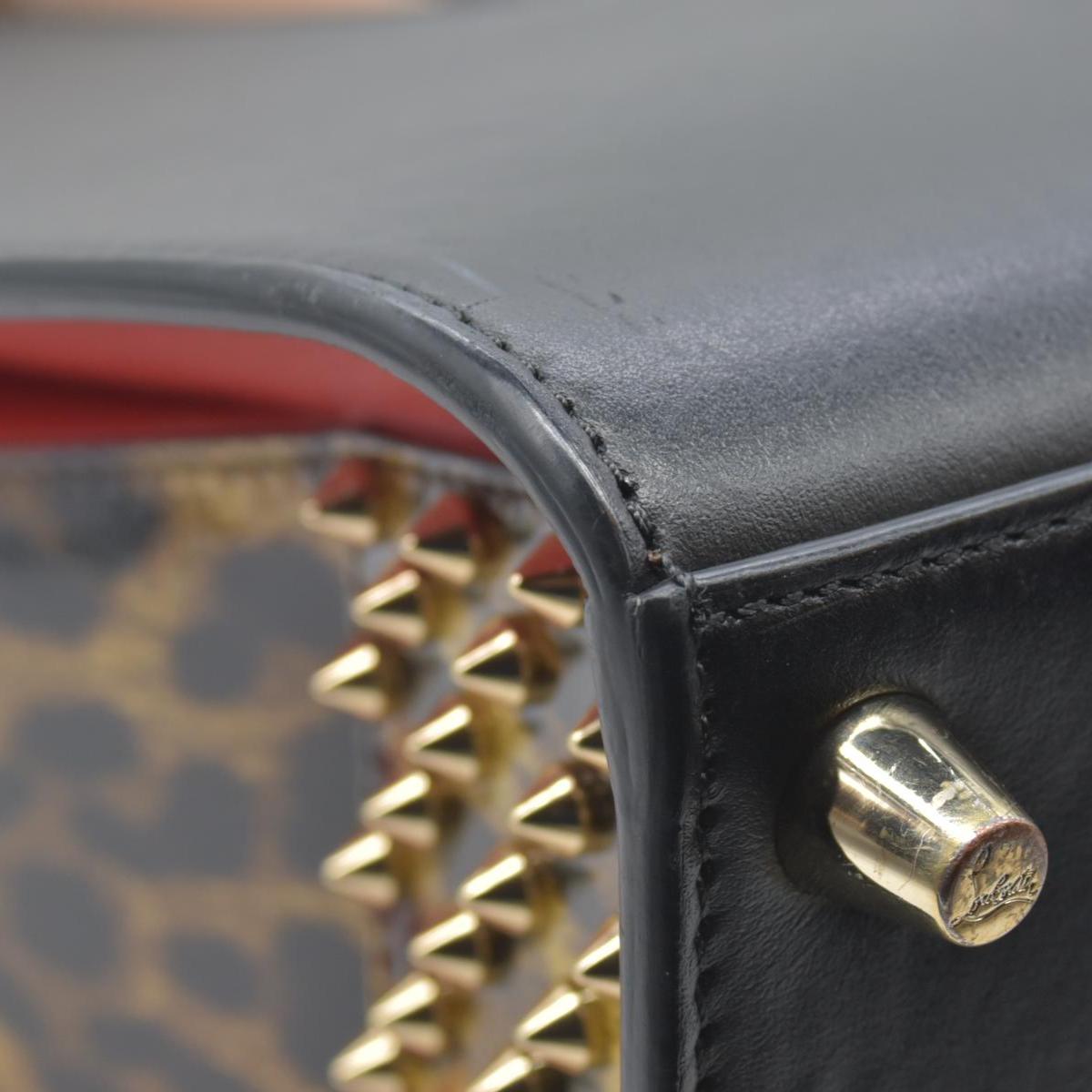 $2890 Christian Louboutin Medium Paloma Tote Black