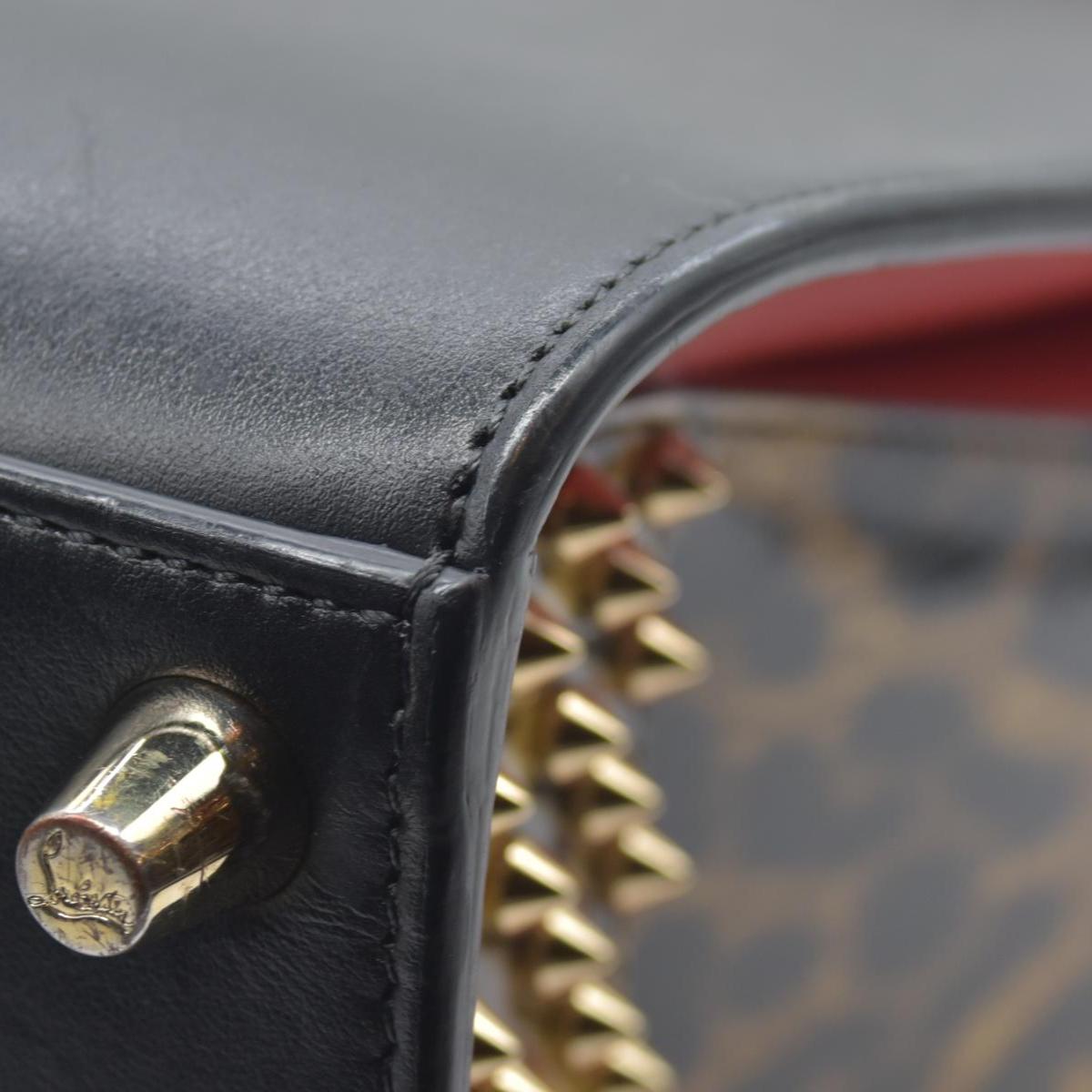 $2890 Christian Louboutin Medium Paloma Tote Black