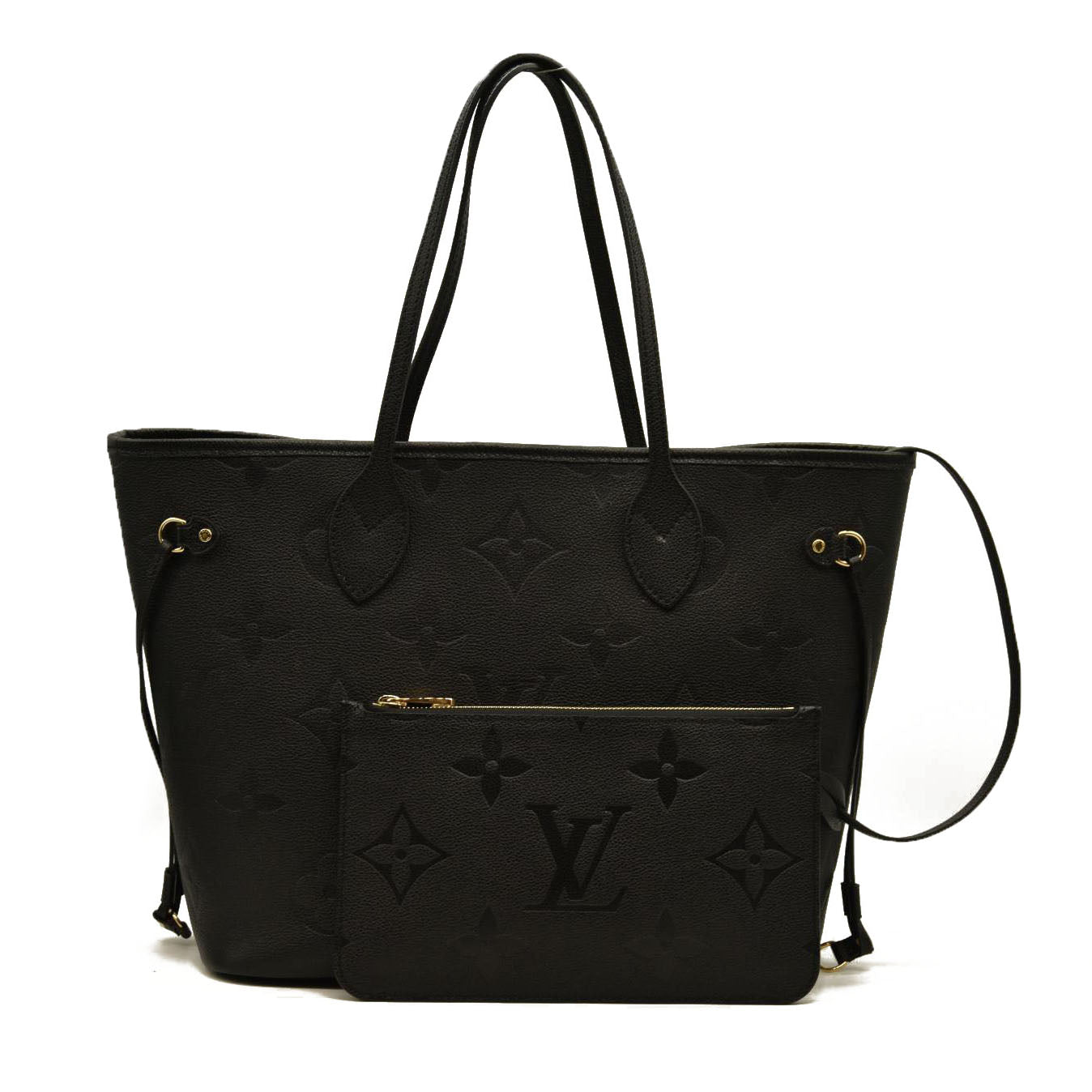 Louis Vuitton  Empreinte Monogram Giant Neverfull MM Black
