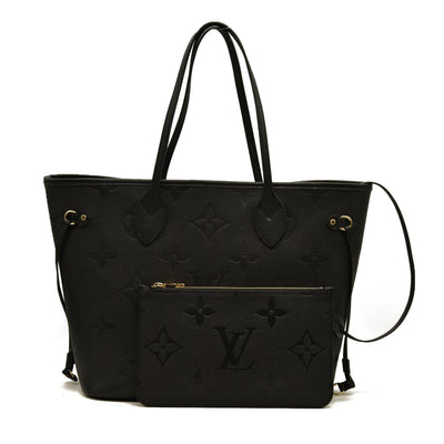 Louis Vuitton  Empreinte Monogram Giant Neverfull MM Black