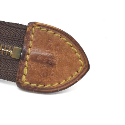 AUCTION $1050 Louis Vuitton Monogram Poche Toilette 26 Cosmetics Pouch Purse Brown 882TH