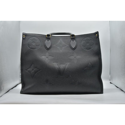 $3750 Louis Vuitton Onthego GM Empreinte Leather Black RFID