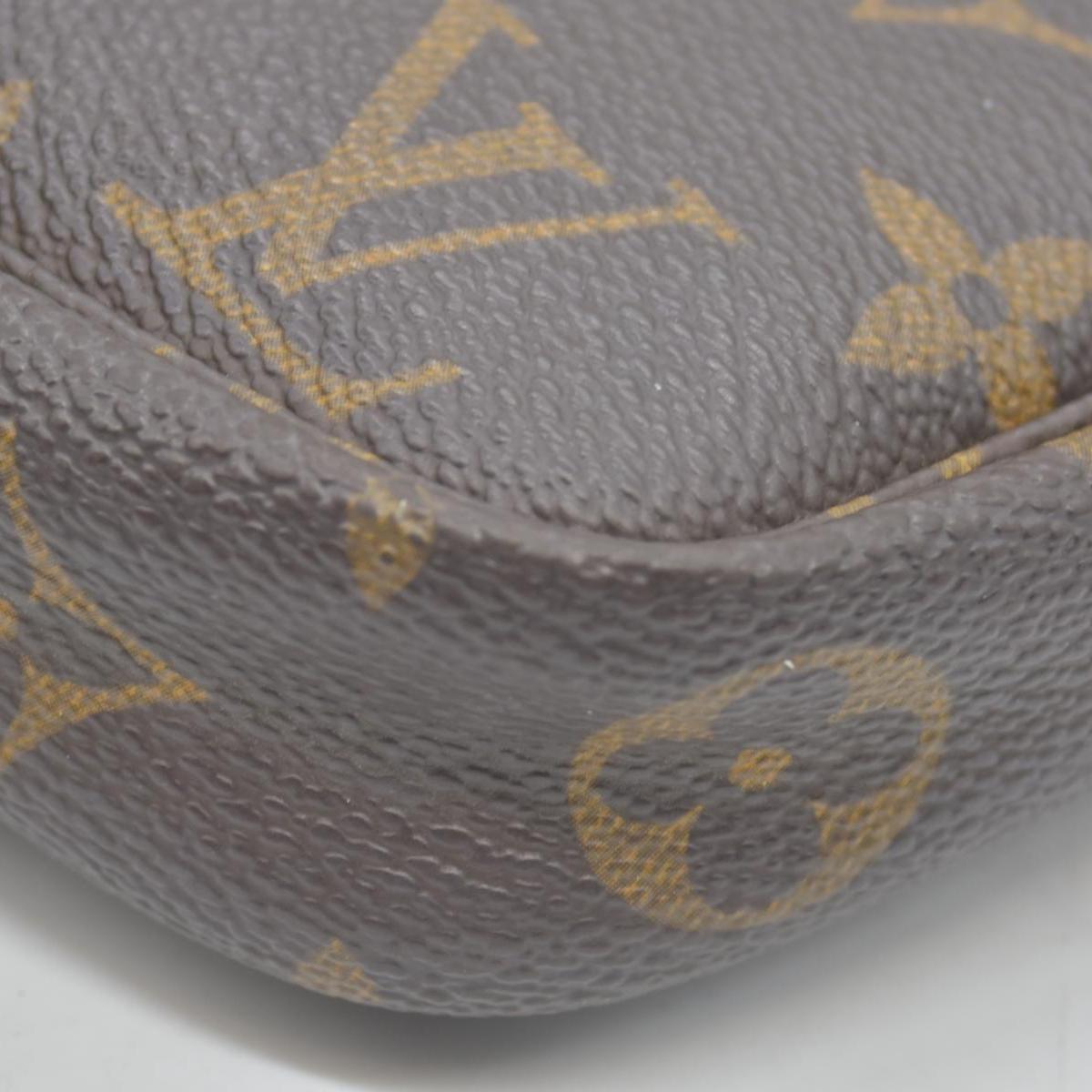$1290 1999 Louis Vuitton LV Pochette Accessoires Brown Monogram AR0969