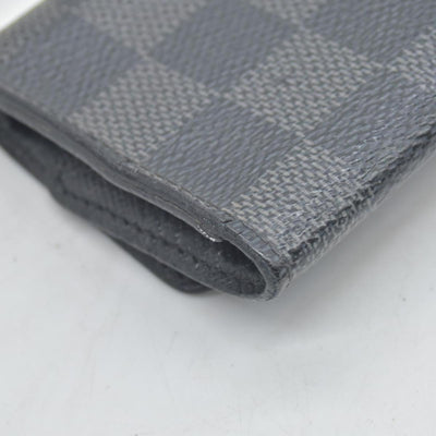 $445 Louis Vuitton Damier Graphite 6 Key Holder Consignment