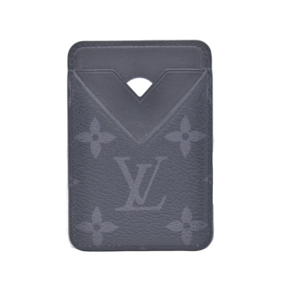 $445 2025 Louis Vuitton Monogram Eclipse Magsafe Card Holder NE2215 10020679