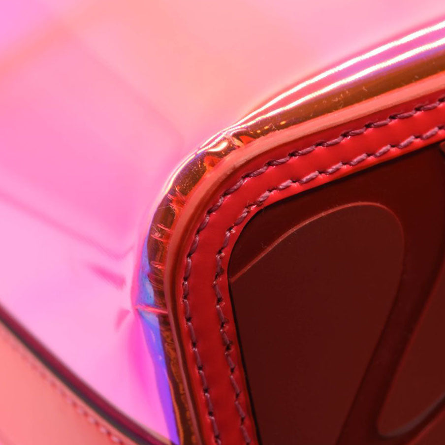 $1790 CHRISTIAN LOUBOUTIN PVC Spikes East West Small Cabata Tote Multicolor