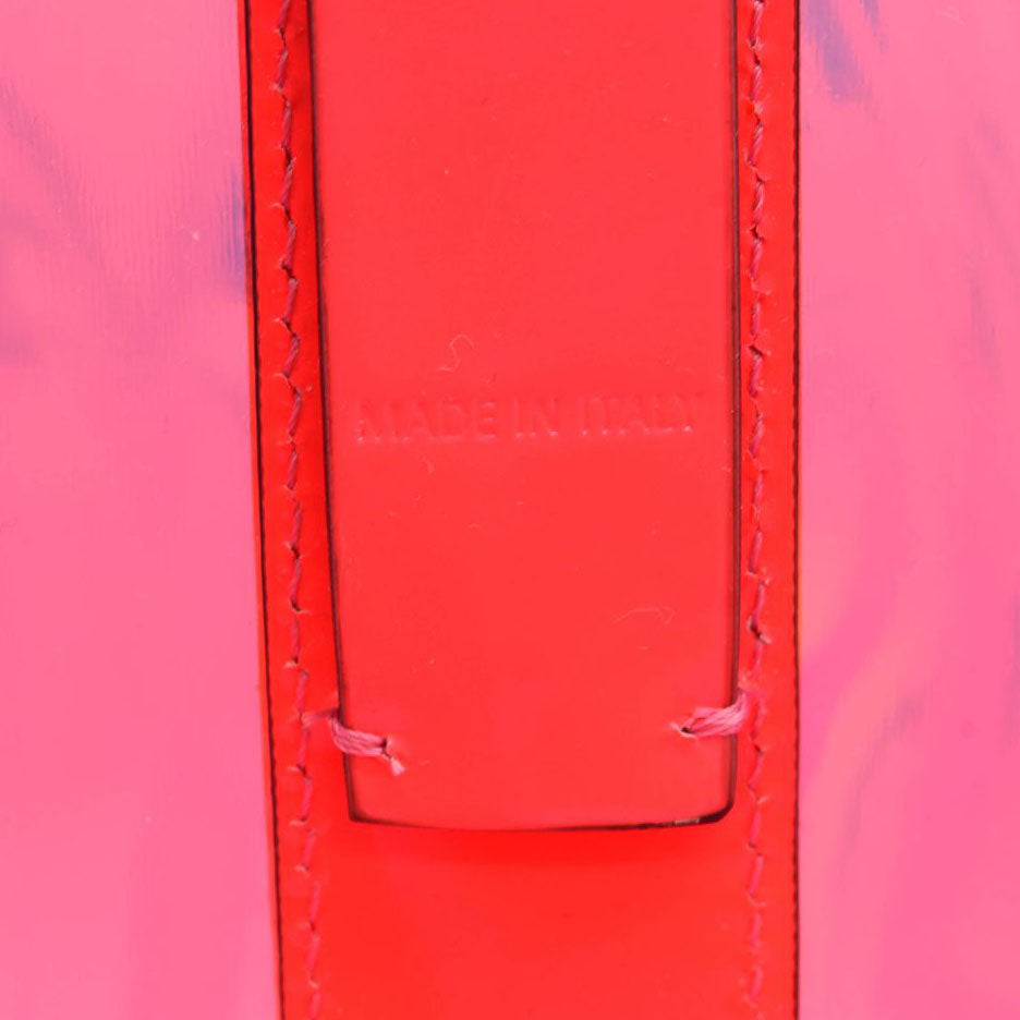 $1790 CHRISTIAN LOUBOUTIN PVC Spikes East West Small Cabata Tote Multicolor