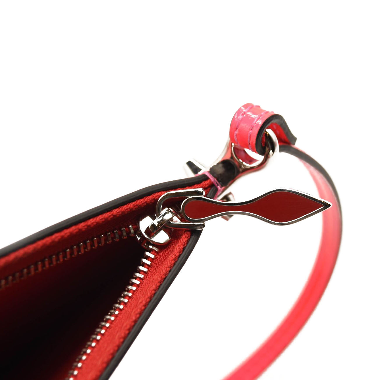 $1790 CHRISTIAN LOUBOUTIN PVC Spikes East West Small Cabata Tote Multicolor