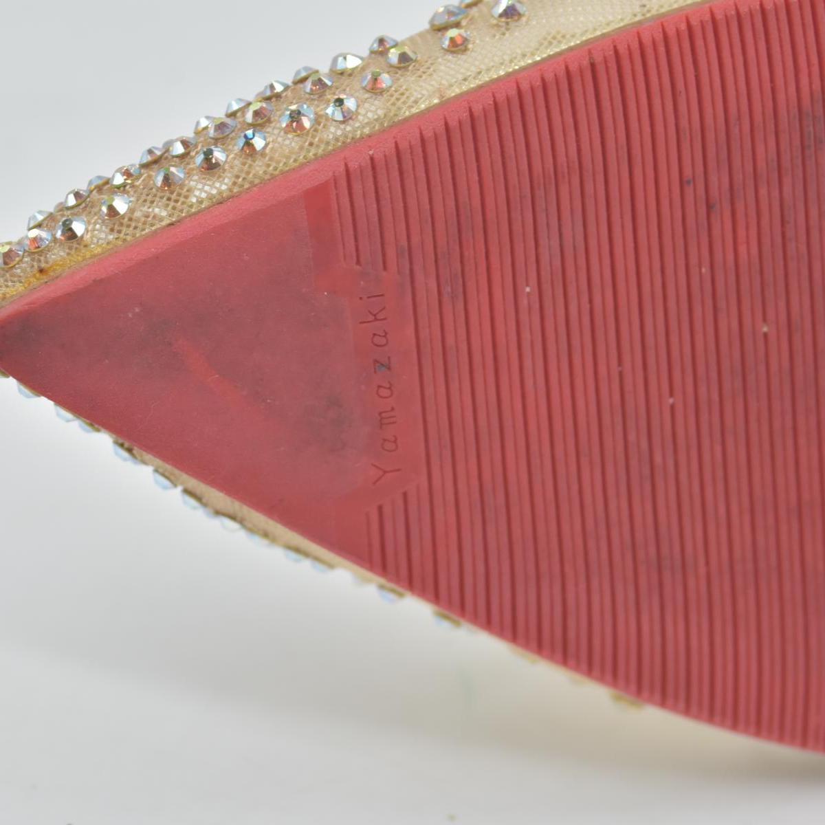 $1245 Christian Louboutin Crystal Strass Follies Flats 38 Light Silk