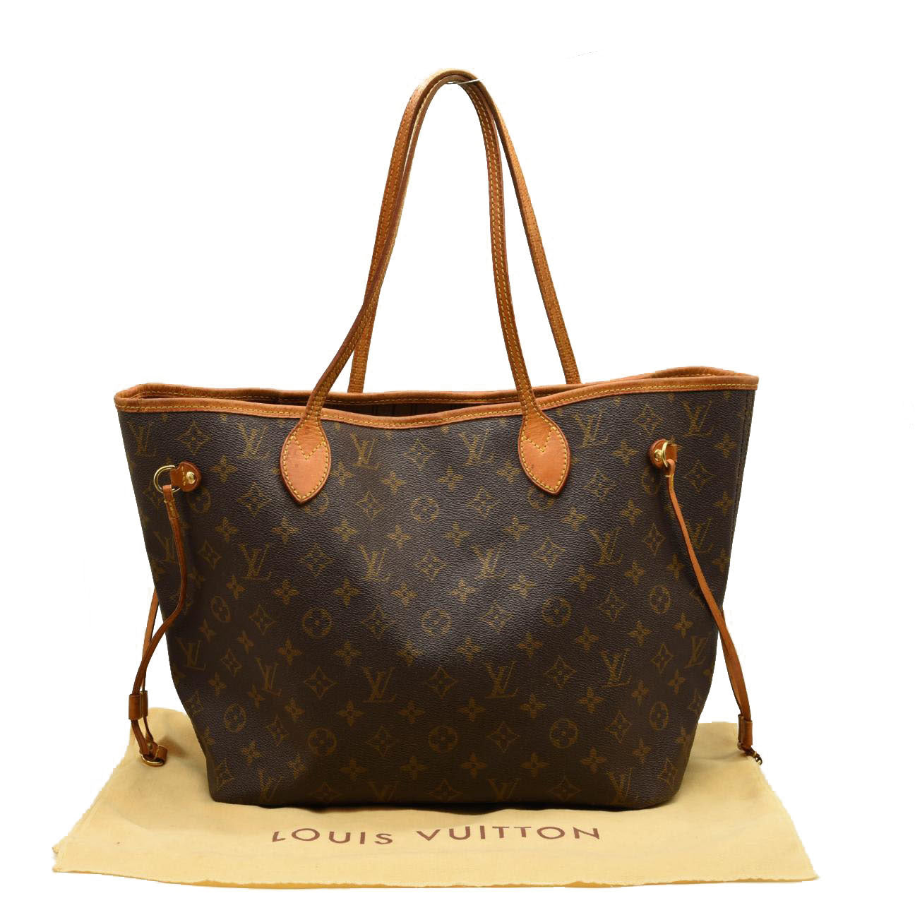 USED LOUIS VUITTON Monogram Neverfull MM Tote