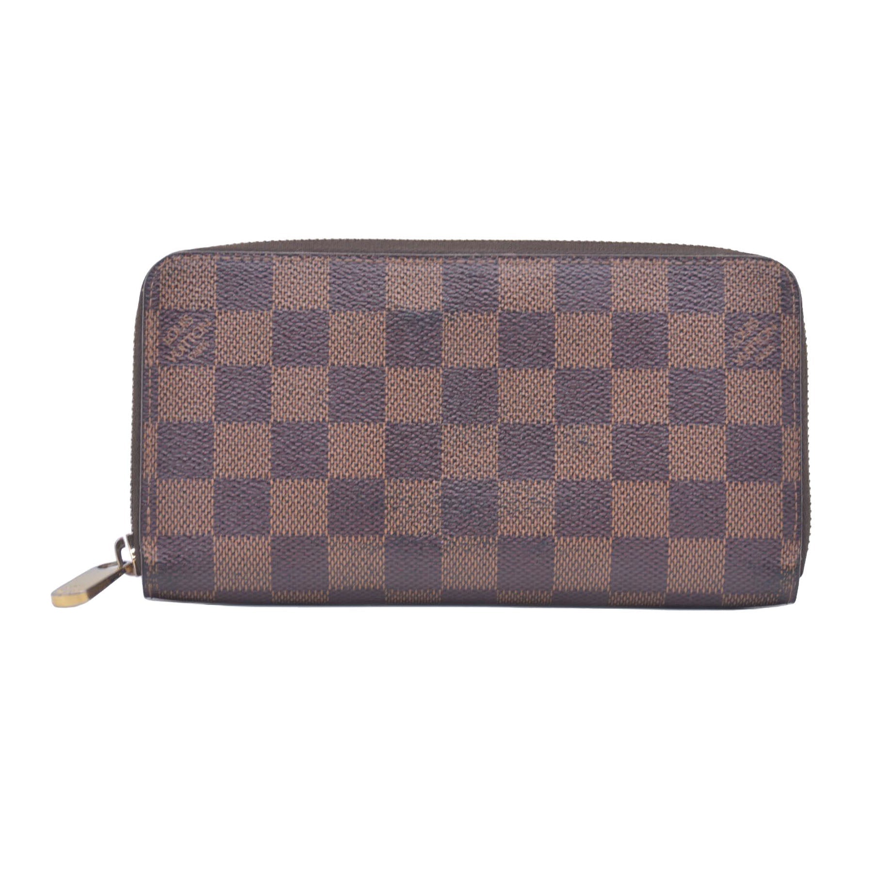 $965 2012 Louis Vuitton Damier Ebene Zippy Wallet CA3172 CONSIGNMENT