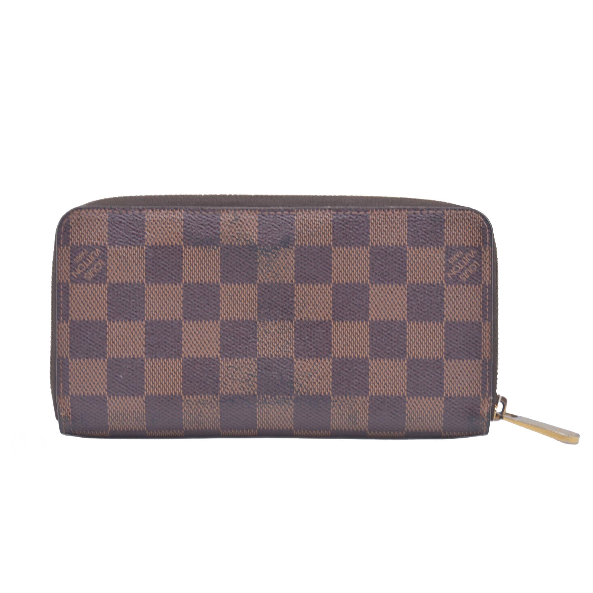 $965 2012 Louis Vuitton Damier Ebene Zippy Wallet CA3172 CONSIGNMENT