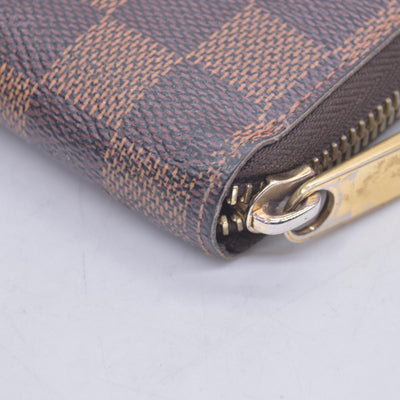 $965 2012 Louis Vuitton Damier Ebene Zippy Wallet CA3172 CONSIGNMENT