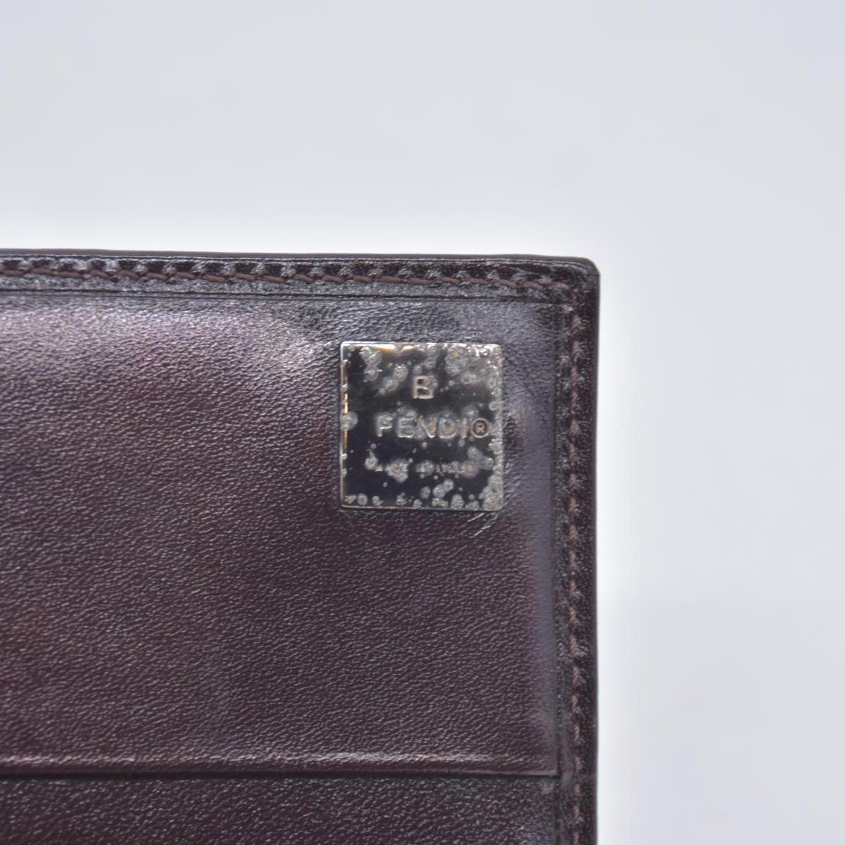 Fendi Fendi Tobacco Zucca Canvas Vintage Flap Wallet CONSIGNMENT