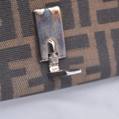 Fendi Fendi Tobacco Zucca Canvas Vintage Flap Wallet CONSIGNMENT