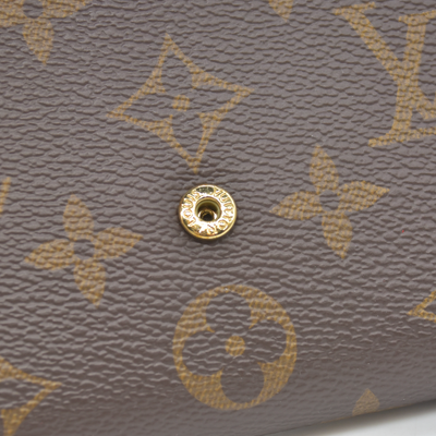$885 RFID Louis Vuitton Reverse Monogram Giant Sarah Wallet