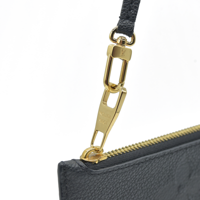 Louis Vuitton  Empreinte Monogram Giant Neverfull MM Pochette Black RFID USED