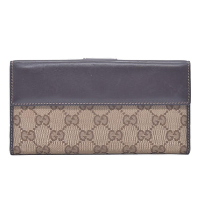 Gucci  GG Canvas Canvas Trifold Wallet CONSIGNMENT