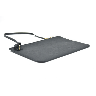 Louis Vuitton  Empreinte Monogram Giant Neverfull MM Pochette Black RFID USED