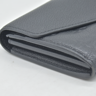 $1060 RFID Louis Vuitton Empreinte Sarah Wallet NM Black