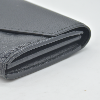 $1060 RFID Louis Vuitton Empreinte Sarah Wallet NM Black