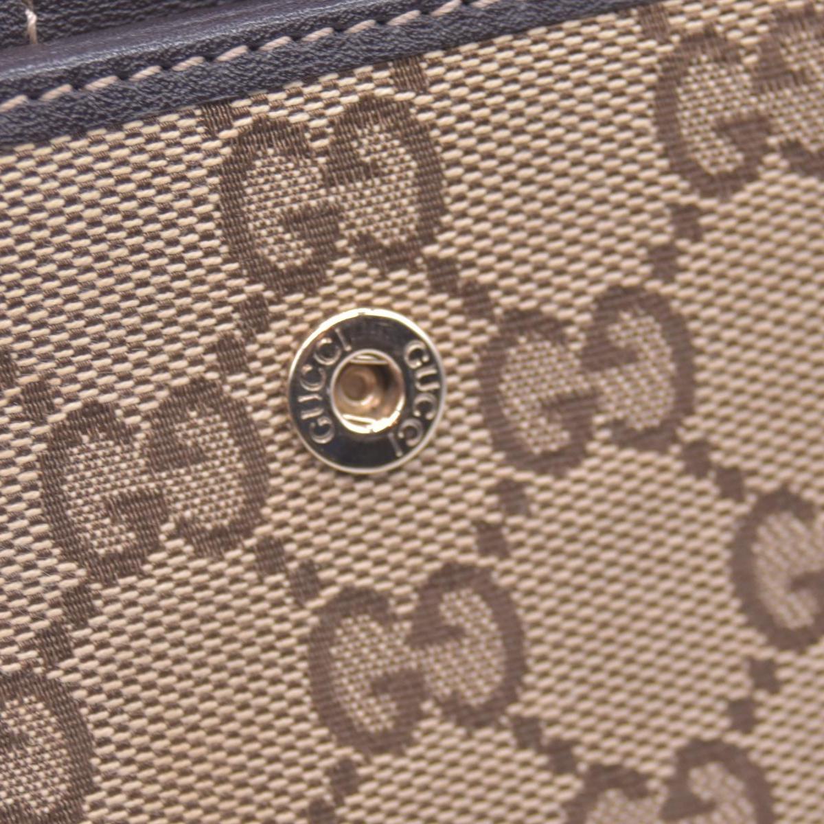 Gucci  GG Canvas Canvas Trifold Wallet CONSIGNMENT
