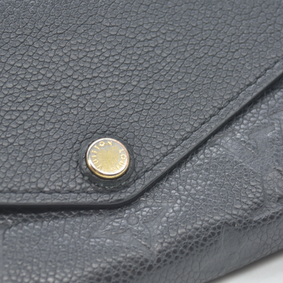 $1060 RFID Louis Vuitton Empreinte Sarah Wallet NM Black
