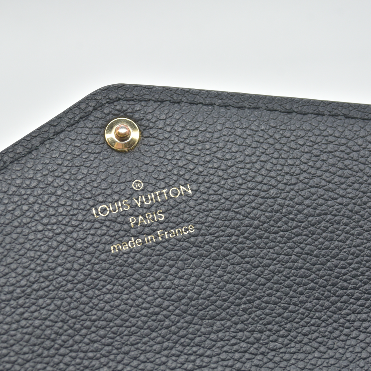 $1060 RFID Louis Vuitton Empreinte Sarah Wallet NM Black
