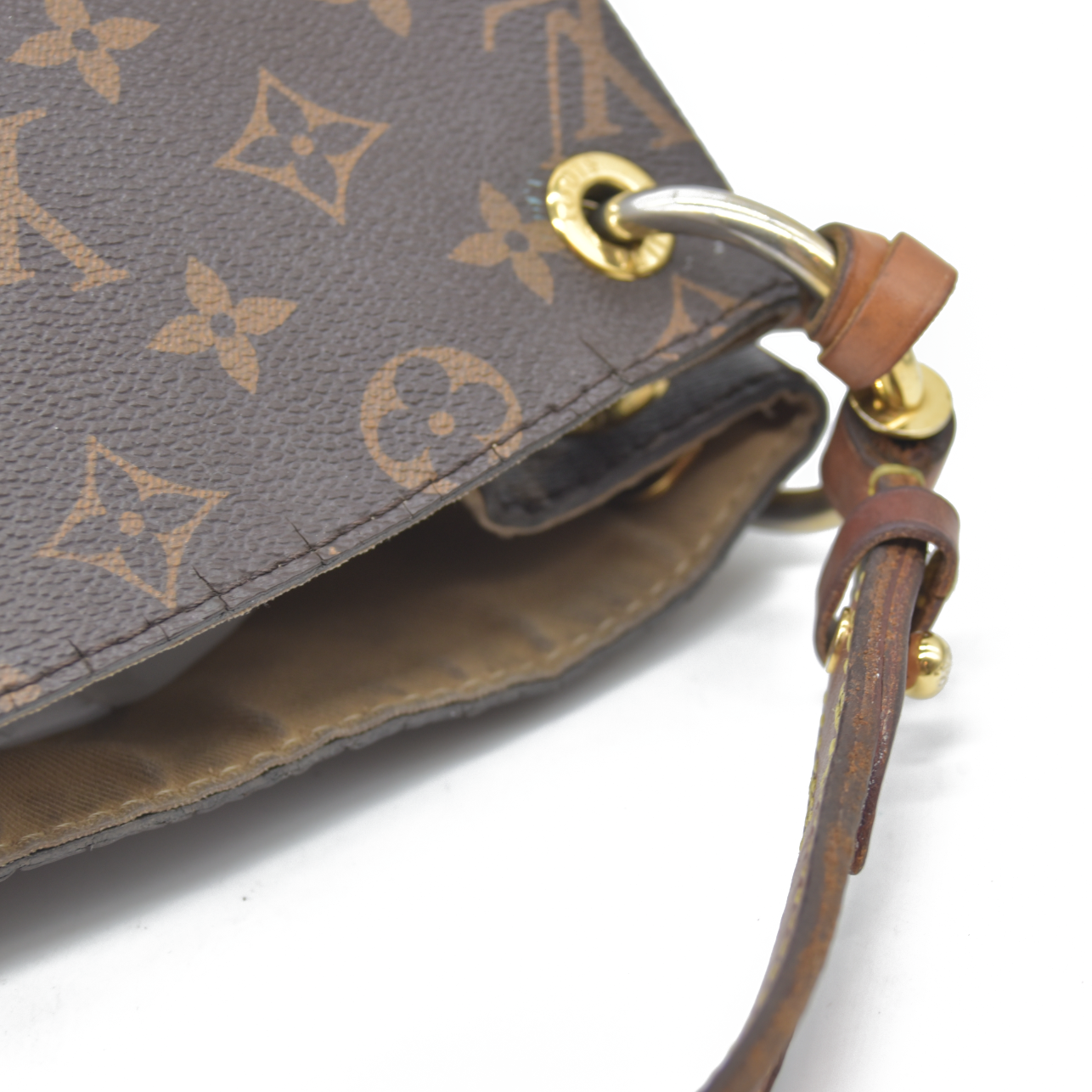 AUCTION $1890 Louis Vuitton  Monogram Graceful PM RFID WELL WORN SEE PHOTOS