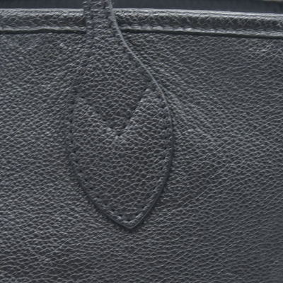 $2940 Louis Vuitton LV Monogram Neverfull  MM Empreinte Black Tote