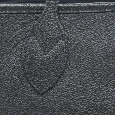 $2940 Louis Vuitton LV Monogram Neverfull  MM Empreinte Black Tote